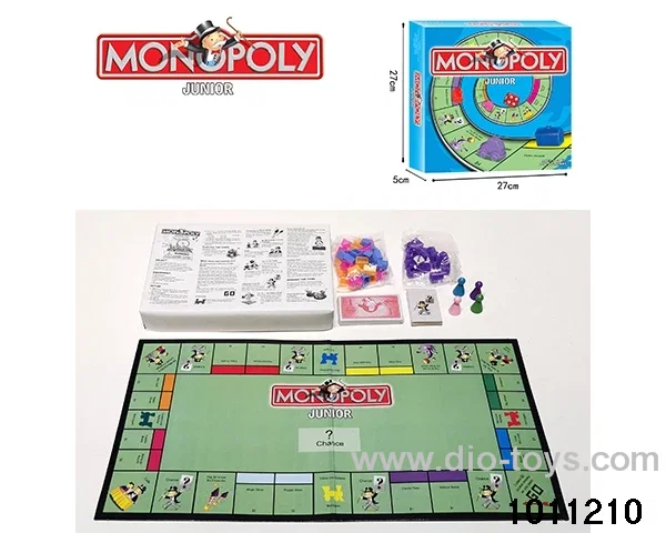 Game toys in color box