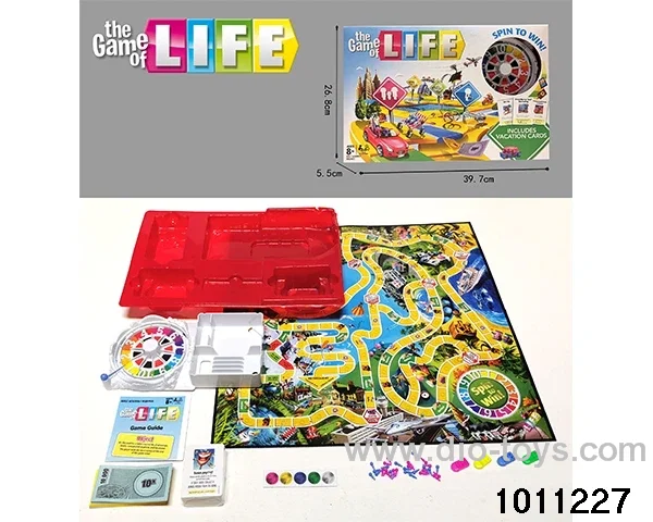 Game toys in color box