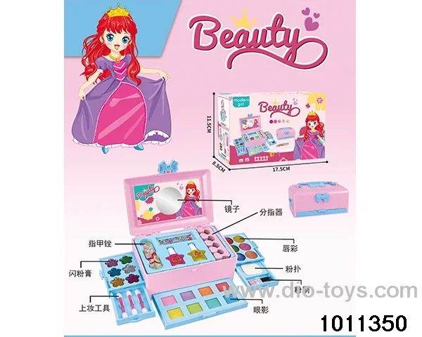 Children's cosmetics set in color box