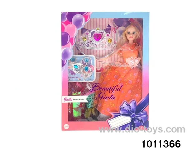 11 inch Barbie in window box