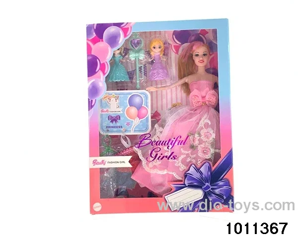 11 inch Barbie in window box