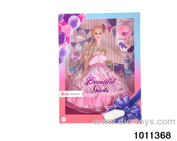 11 inch Barbie in window box