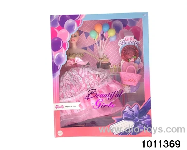 11 inch Barbie in window box