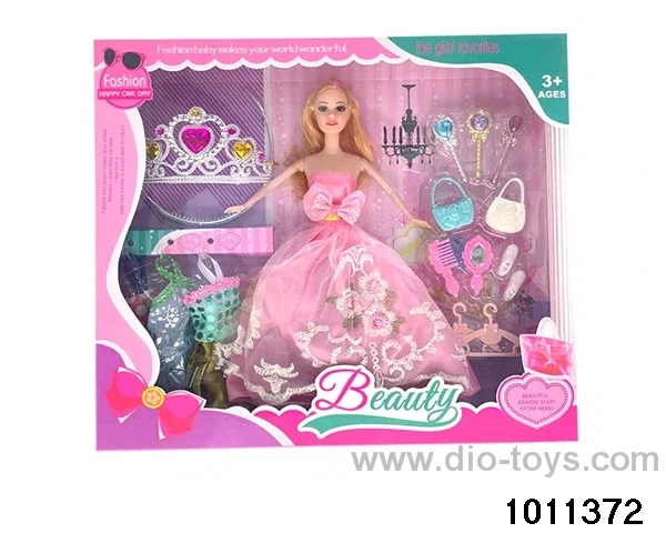 11 inch Barbie in window box