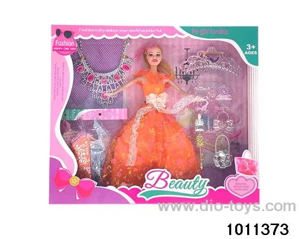 11 inch Barbie in window box