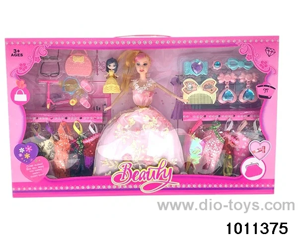 11 inch Barbie in window box