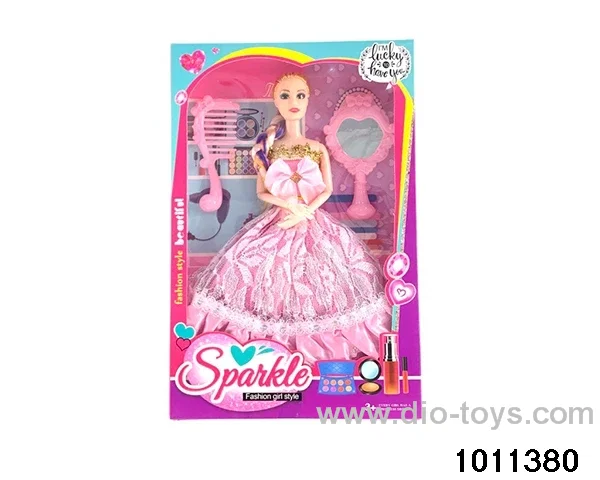 11 inch Barbie in window box