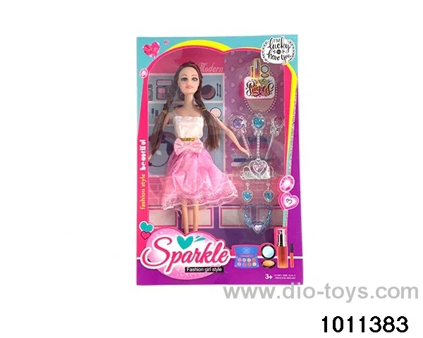 11 inch Barbie in window box