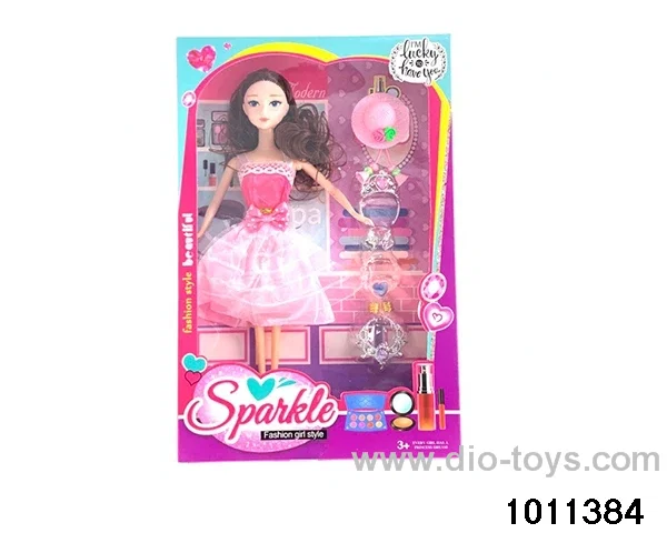 11 inch Barbie in window box