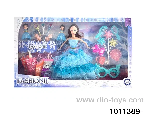 11 inch Barbie in window box