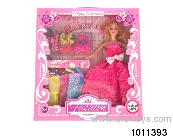 11 inch Barbie in window box