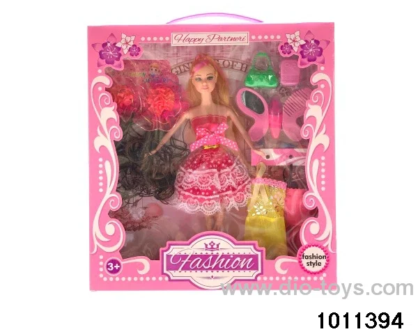 11 inch Barbie in window box