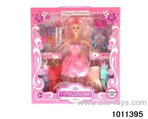 11 inch Barbie in window box