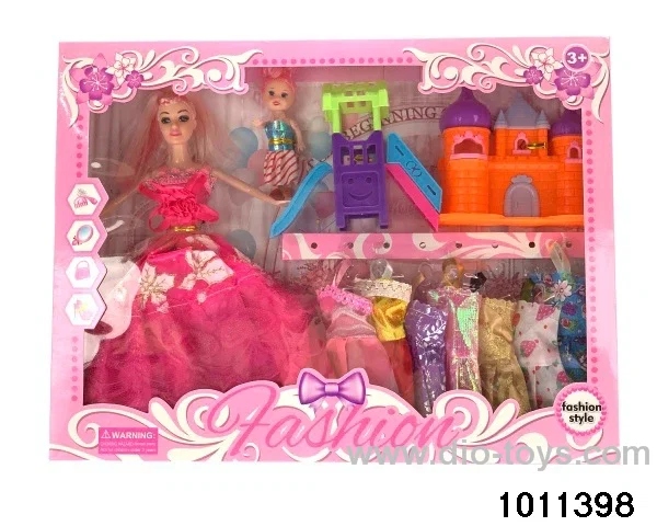 11 inch Barbie in window box