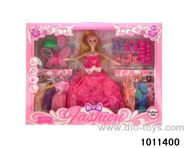 11 inch Barbie in window box