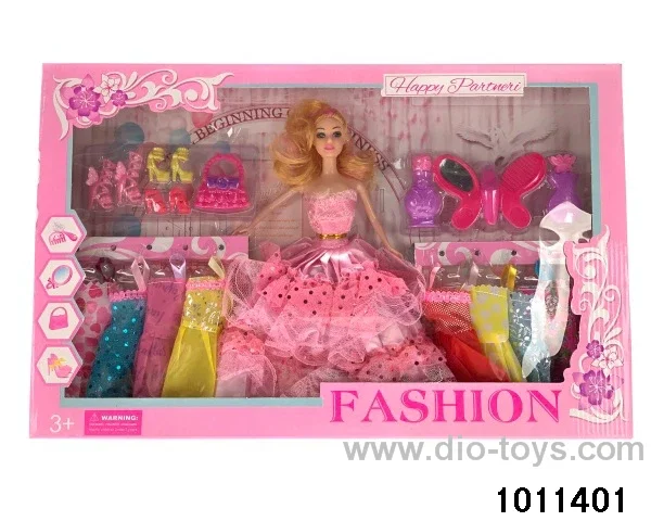 11 inch Barbie in window box