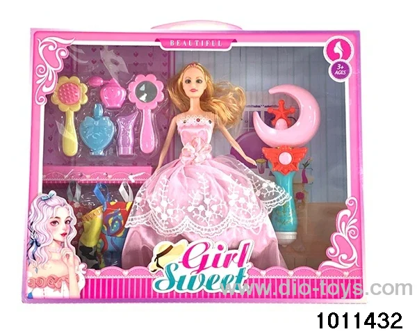 11 inch Barbie in window box