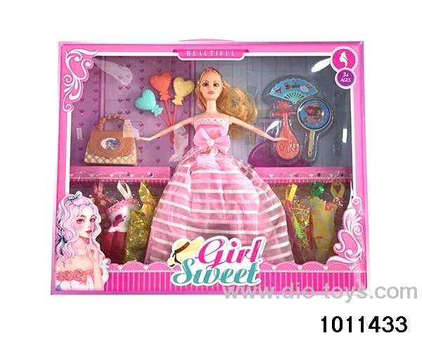 11 inch Barbie in window box