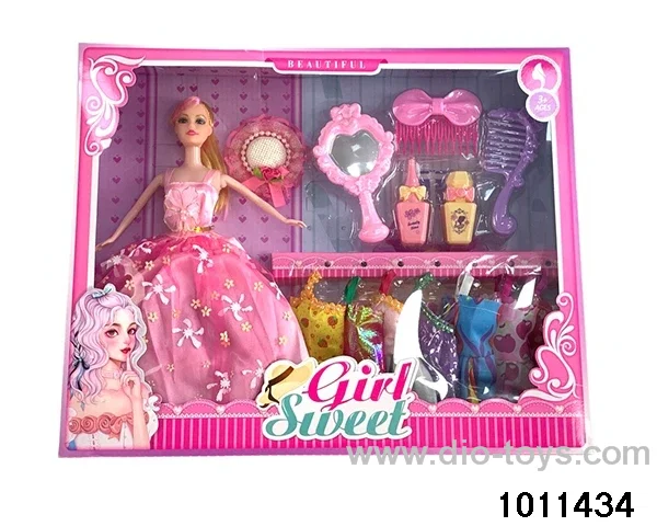 11 inch Barbie in window box