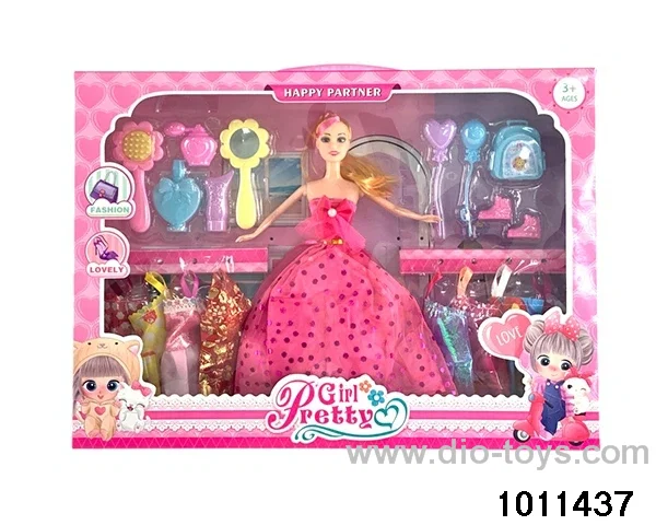 11 inch Barbie in window box