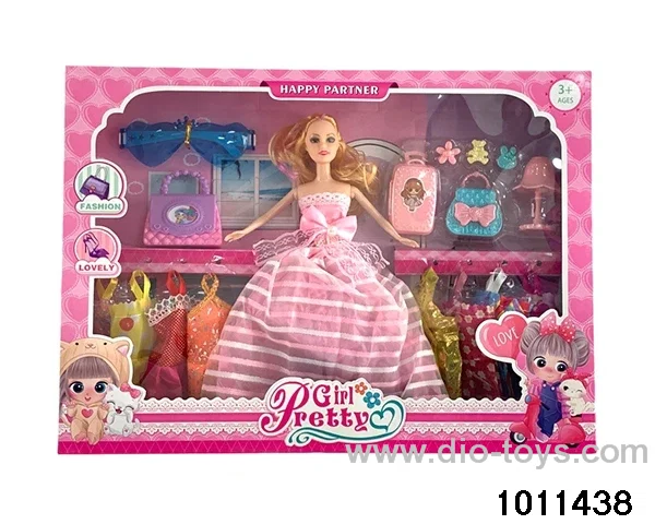11 inch Barbie in window box