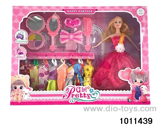 11 inch Barbie in window box