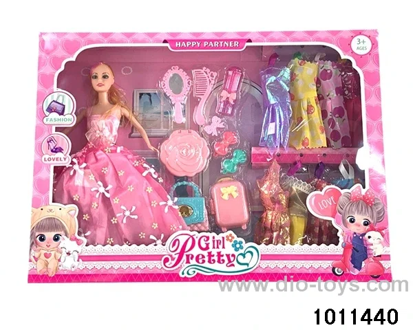 11 inch Barbie in window box