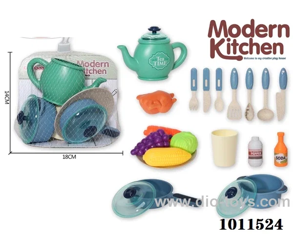 kitchen set in net bag
