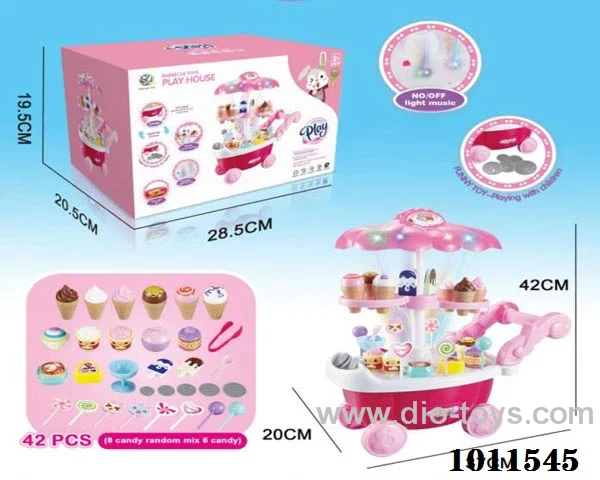 ice cream truck with light &music not include in Hand box