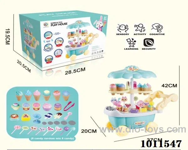 ice cream truck with light &music not include in Hand box