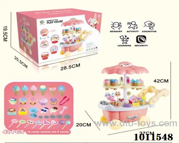 ice cream truck with light &music not include in Hand box