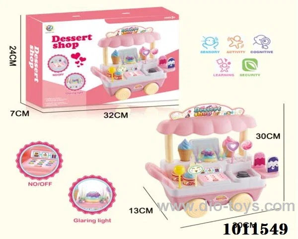 ice cream truck with light &music not include in Hand box