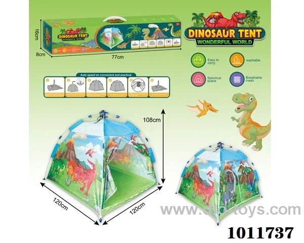 Self-folding tent in Color box