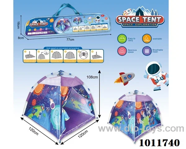 Self-folding tent in Hand box