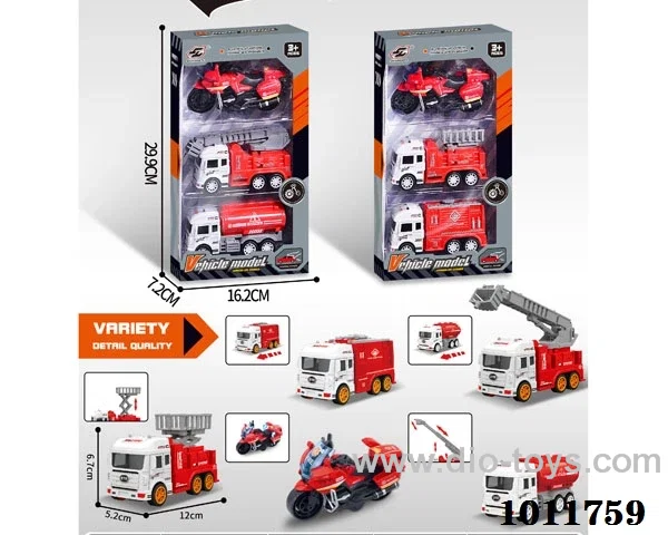 Inertial car set 2  boxes mixed  in Window box