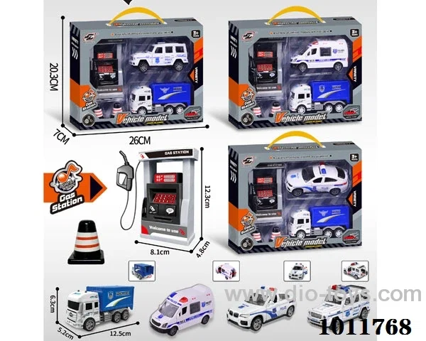 Inertial car set 3  boxes mixed with light &music in Window box