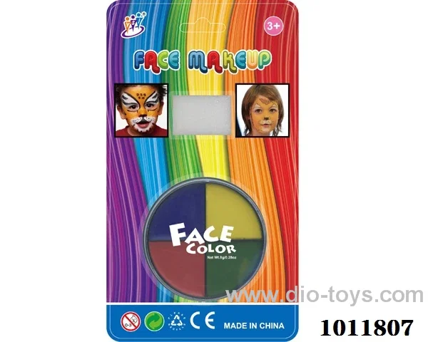 cosmetics with 4 color mixed loading  in Blister card