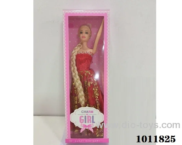 11inch doll with many types of clothes mixed in window box