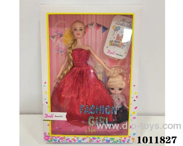 11inch doll+6inch doll 2sets mixed loading in window box