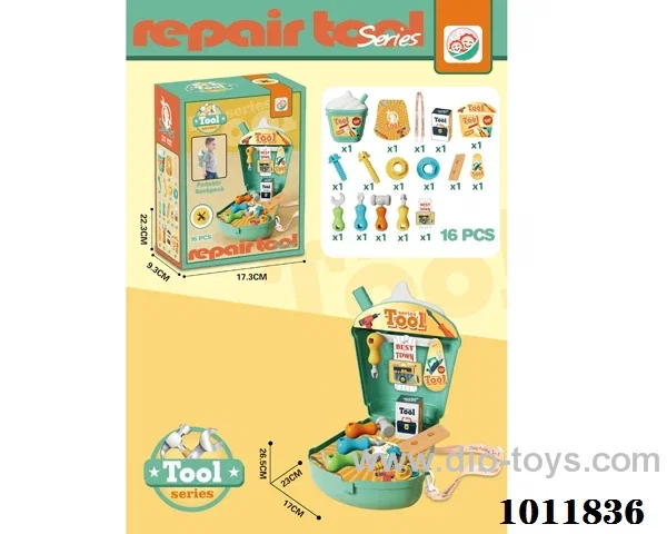 tool set in color box