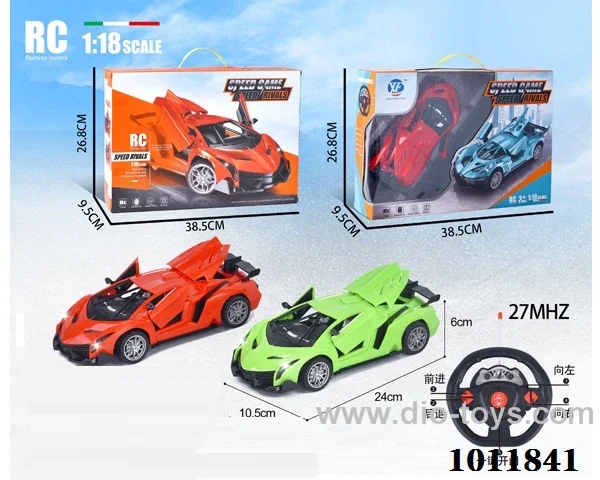 1:18 5ch rc car with light，not include in window box