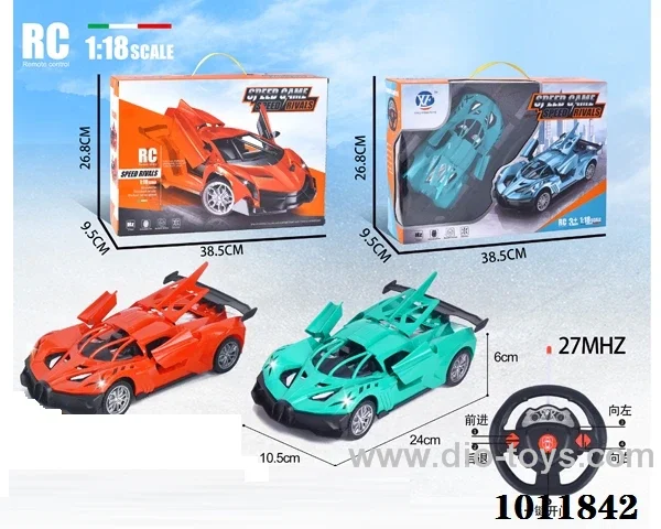 1:18 5ch rc car with light，not include in window box