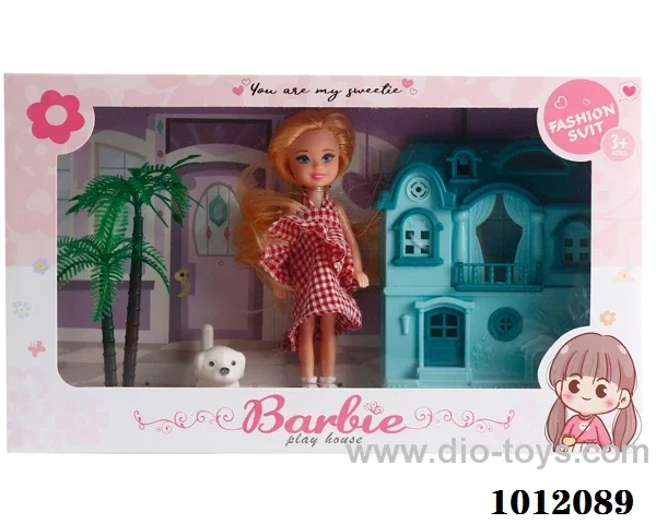 Real body 5 inch doll set  in  window box