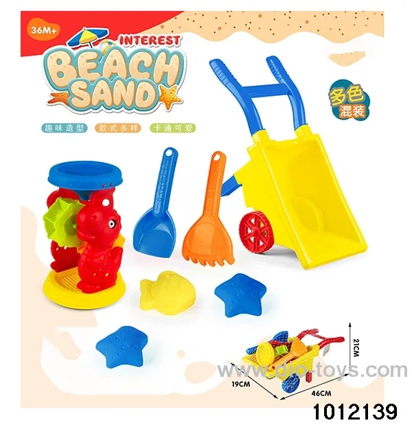 6pcs beach toys car in net bag