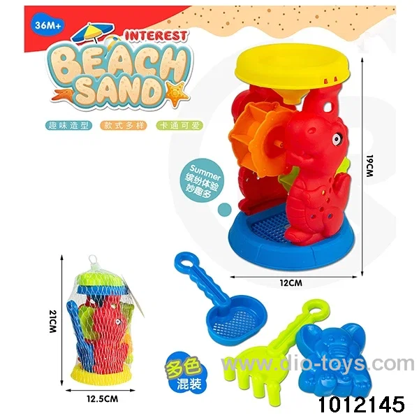 4pcs beach toys in net bag