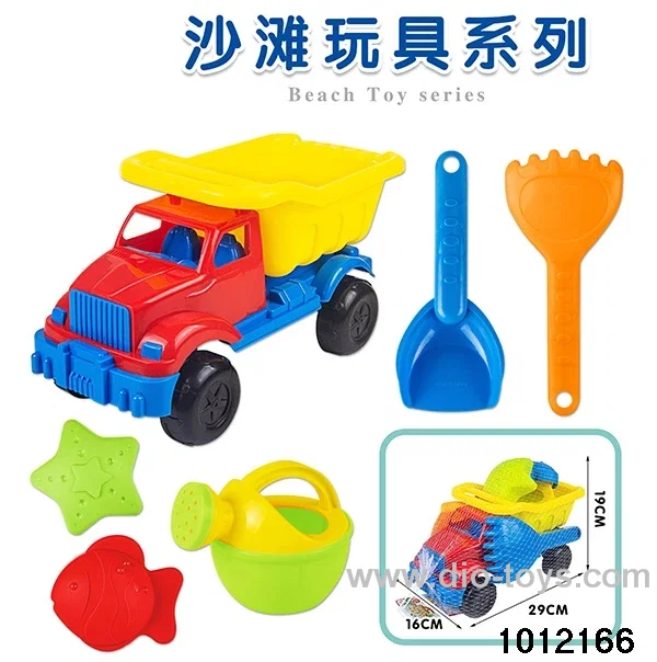 6pcs beach toys car in net bag