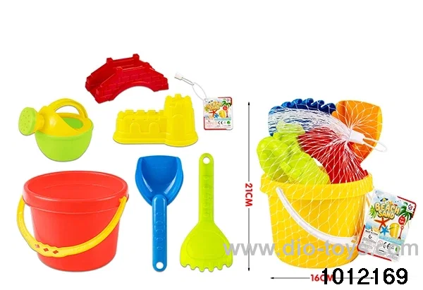 Beach toys(multi color mixed)in net bag