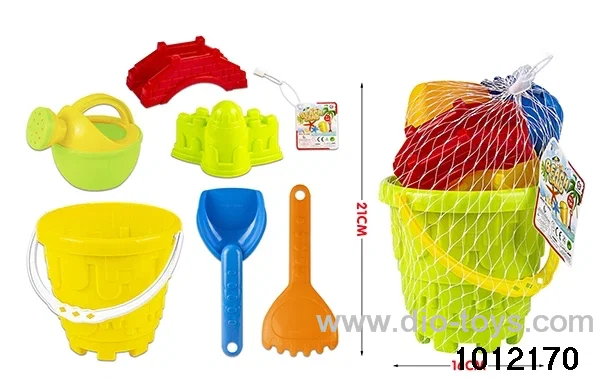 Beach toys(multi color mixed)in net bag