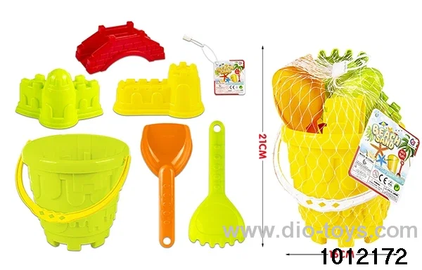 Beach toys(multi color mixed)in net bag