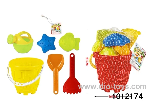 Beach toys(multi color mixed)in net bag